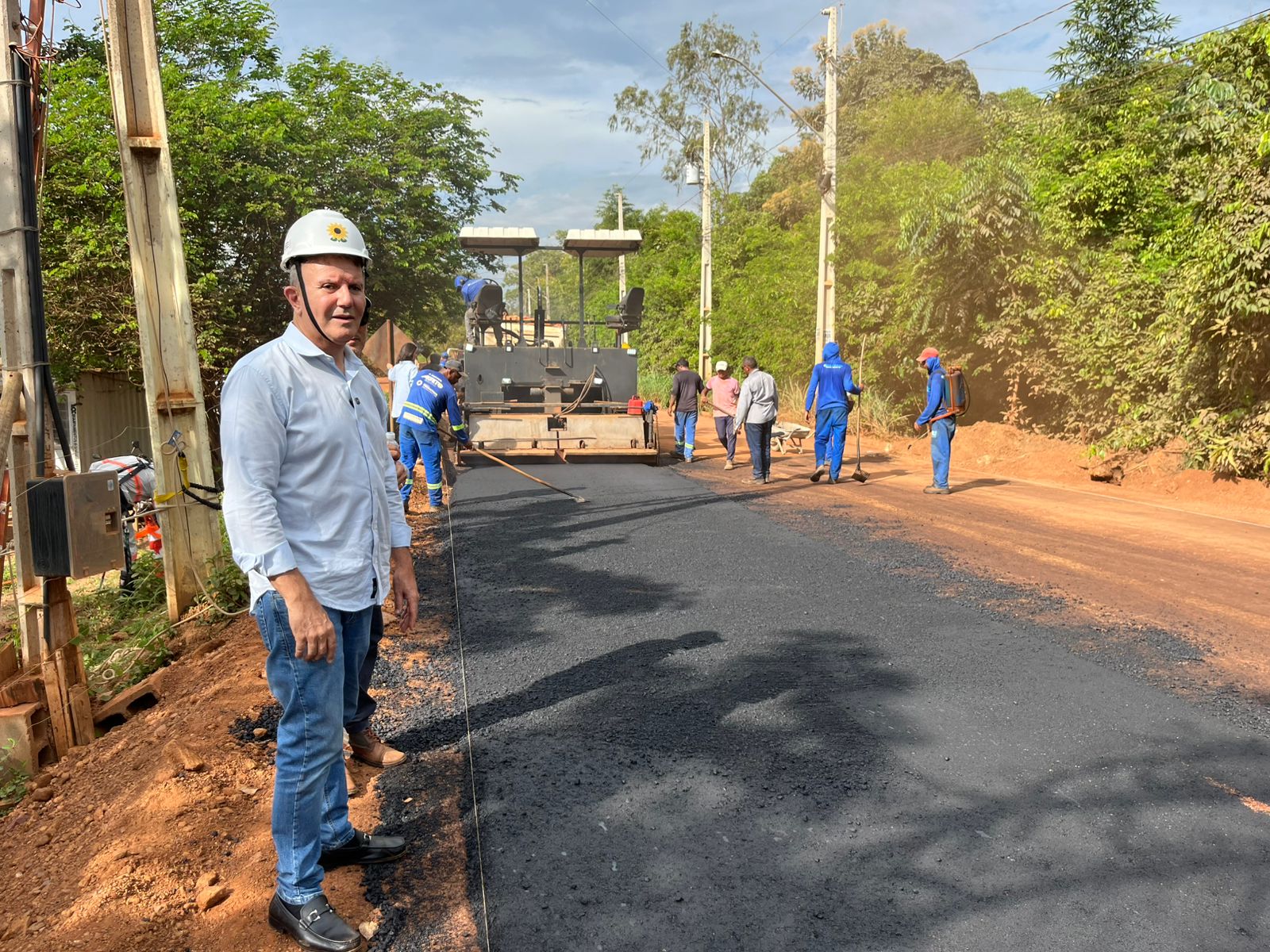 Acesso a setores da região norte é asfaltado em obra executada pela Prefeitura de Palmas