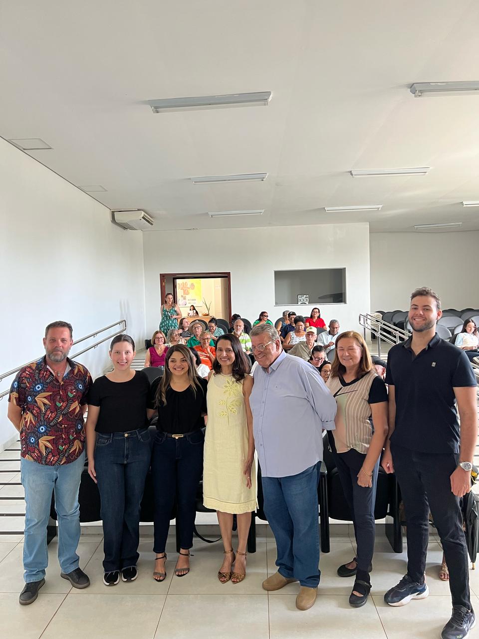 Primeira-dama participou do evento sobre Direitos da Pessoa Idosa na tarde deste sábado, 24