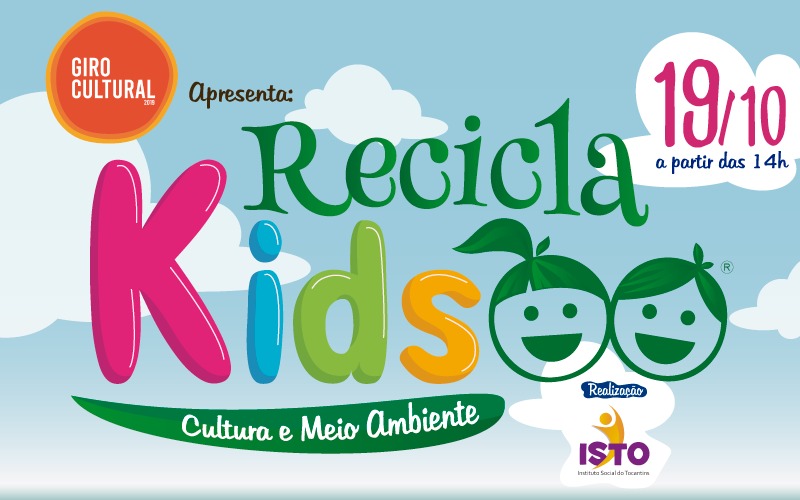 Fundação Cultural de Palmas apoia o Recicla Kids, evento em comemoração ao Dia da Criança
