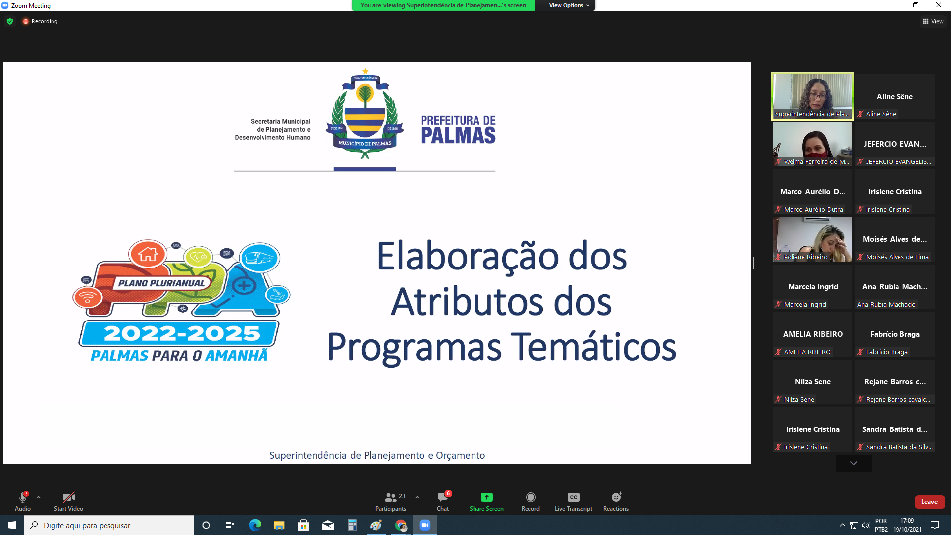 PPA 2022-2025: servidores públicos se reúnem para debater formatação do plano
