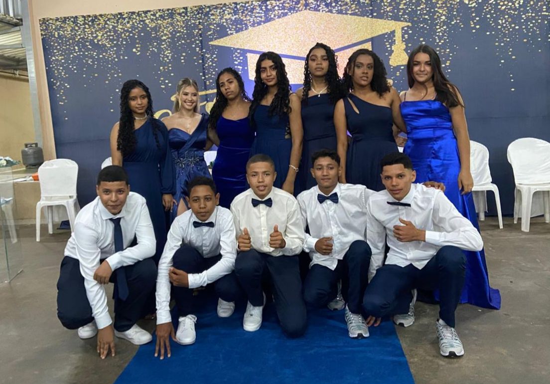 Solenidade de colação de grau dos estudantes do 9º ano da Escola de Tempo Integral Sueli Pereira de Almeida Reche