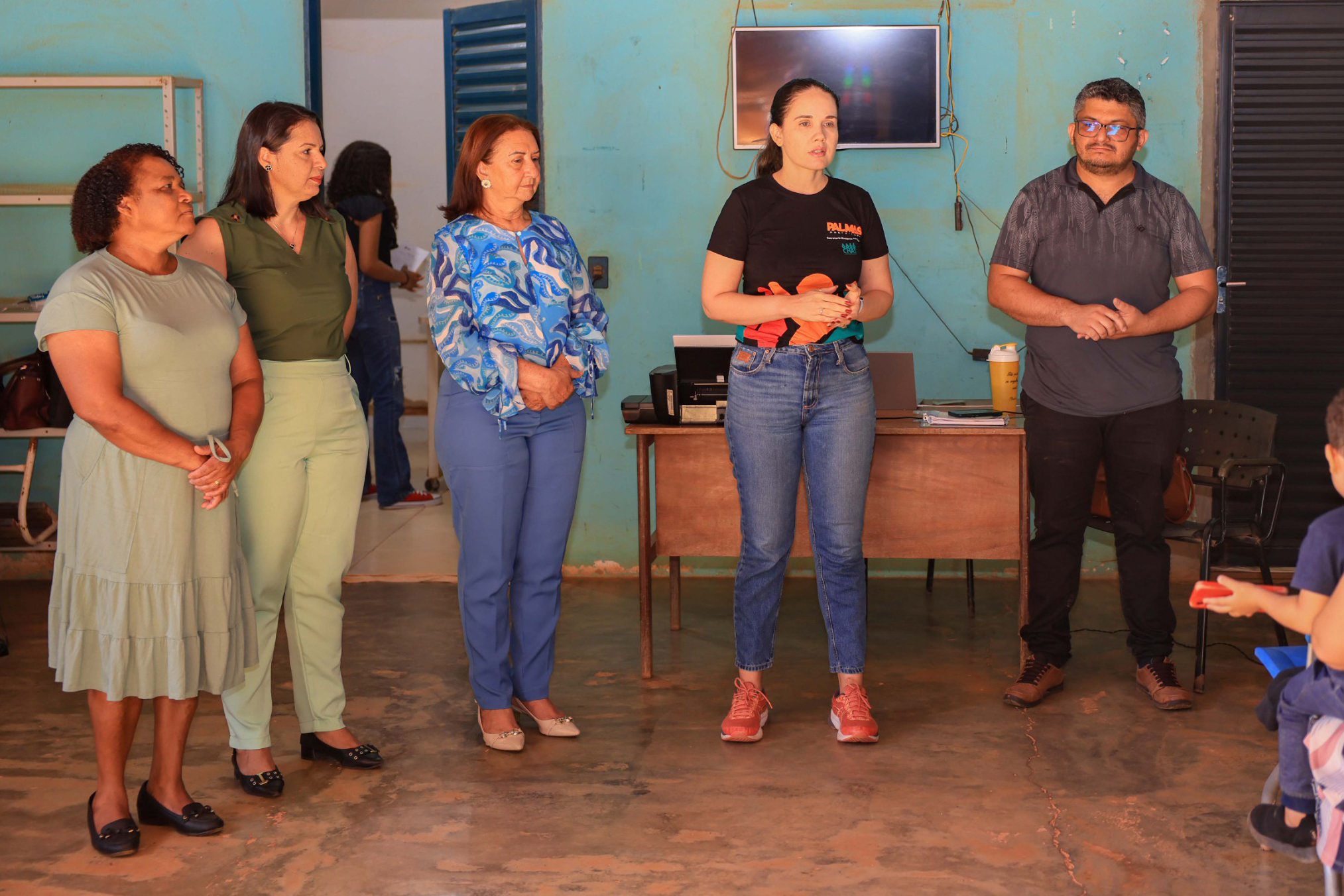 Equipes da Ação Social e da Semus realização ação comunitária na zona rural nesta quinta-feira, 21