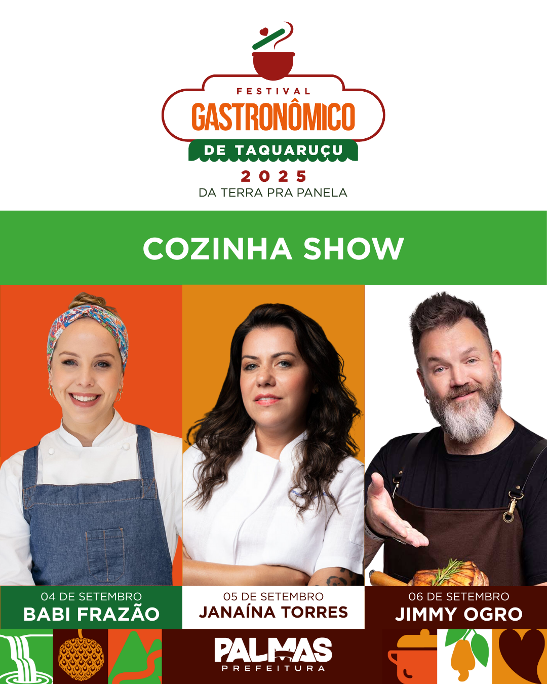 Cozinha Show traz chefs de destaque nacional em apresentações exclusivas