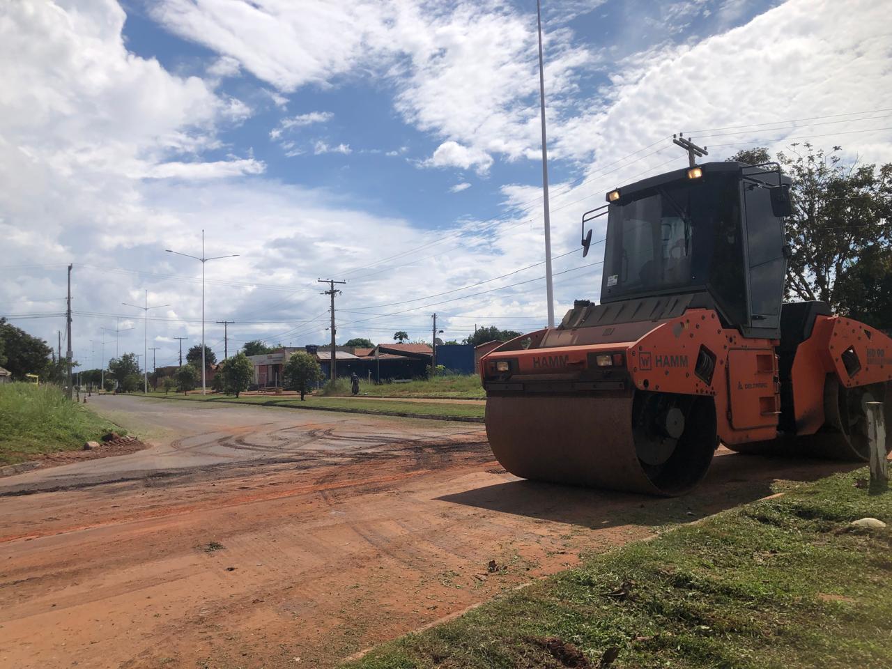 Obra da prefeitura visa proporcionar melhores condições de trafegabilidade