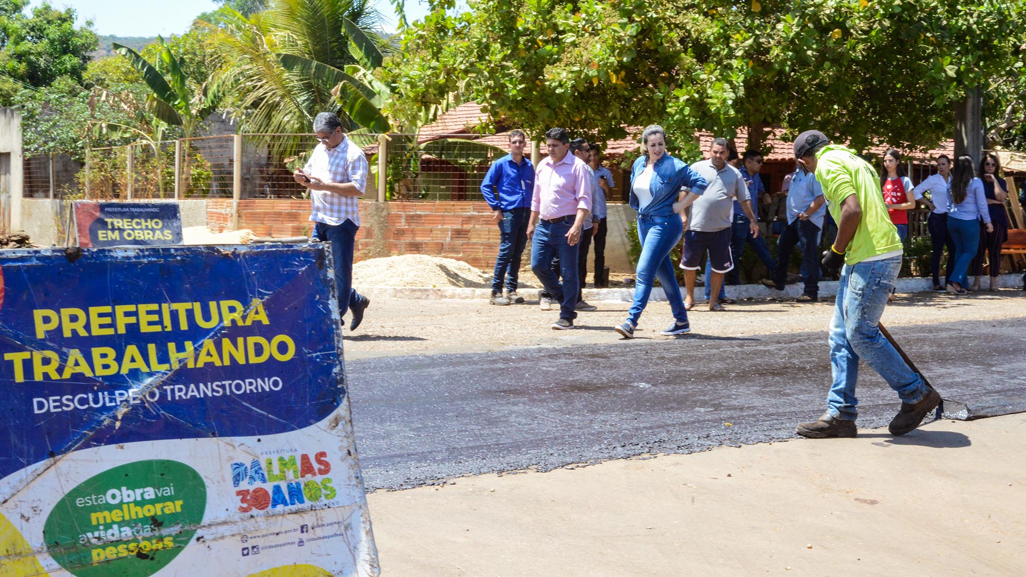 Prefeita Cinthia confere melhorias em execução no distrito de Taquaruçu