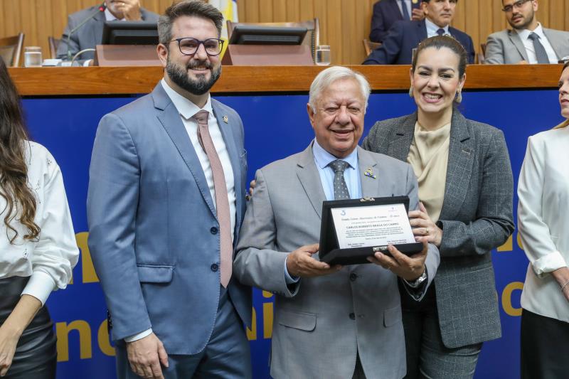Secretário Braga é homenageado pela Assembleia Legislativa na sessão solene
