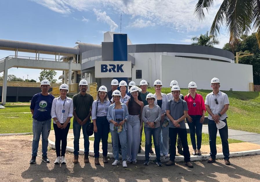 Visita técnica ocorreu em estação de tratamento localizada no sítio ecológico Belo Horizonte