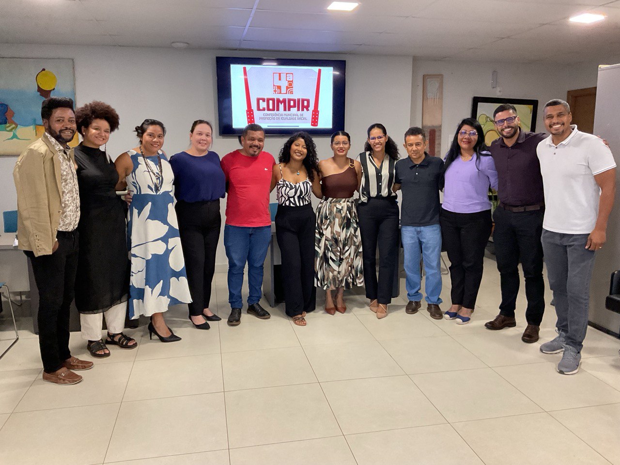 Conselheiros e representantes da Seirdh durante a 5ª Reunião Ordinária do Compir