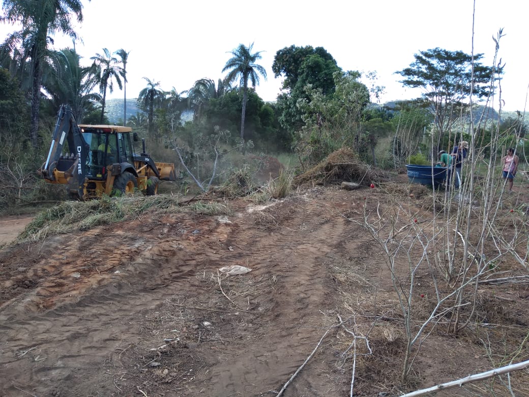 Horta em Taquaruçu, próxima à Avenida Gregório, recebe reforma e ampliação