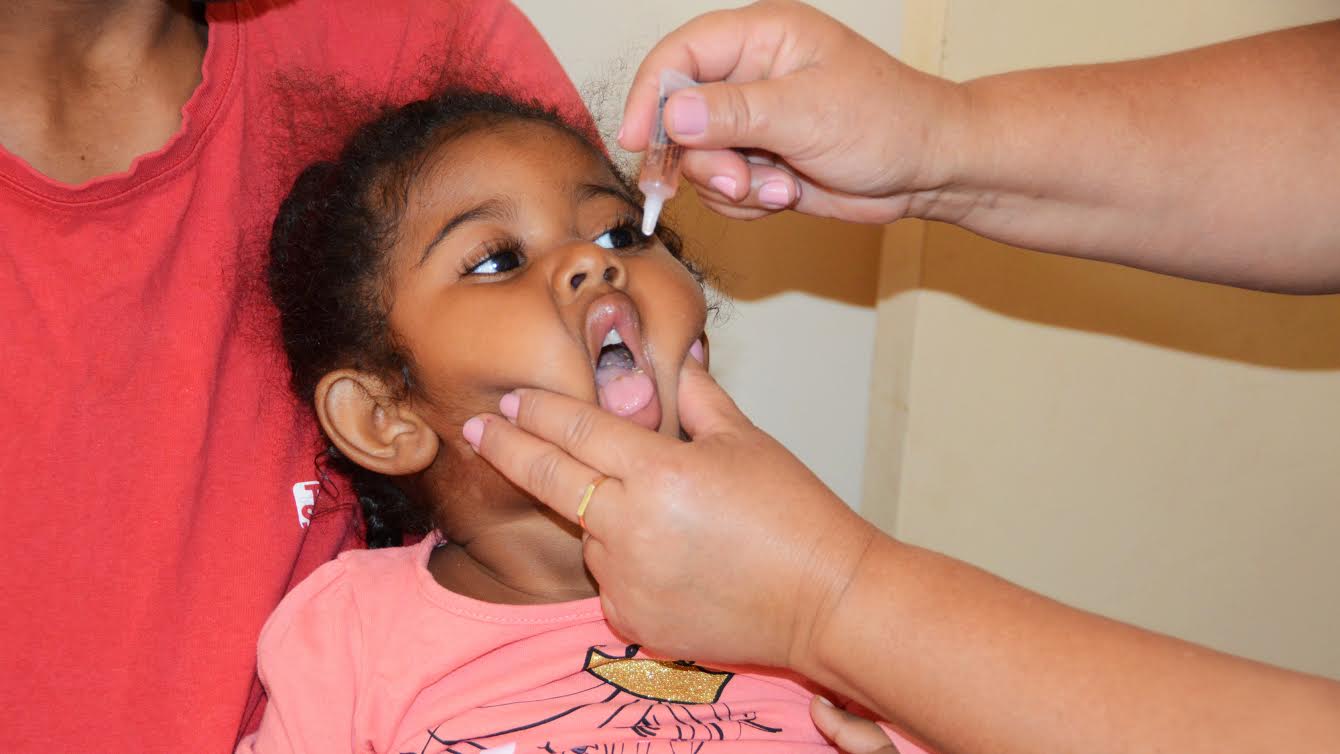 Vacinação contra poliomielite será intensificada nos CMEIs