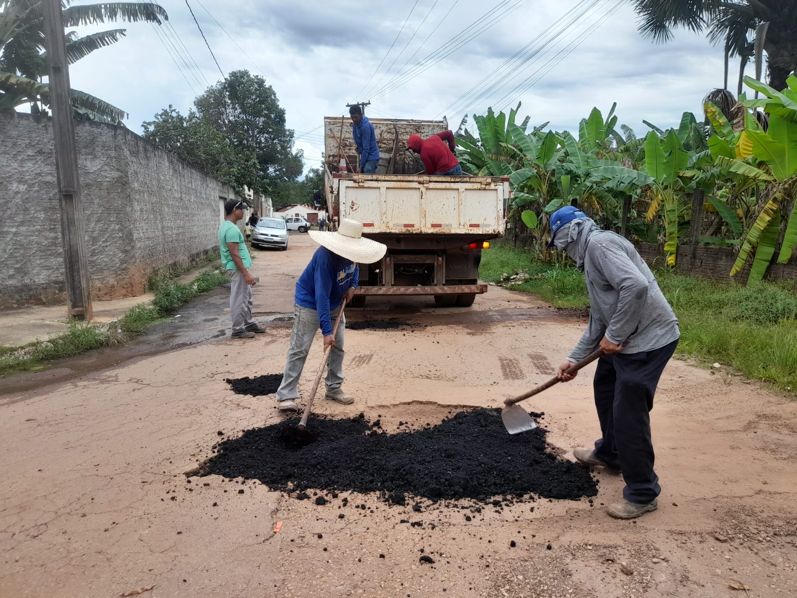 Força-tarefa de manutenção garantiu reparo em todos os buracos identificados em Taquaruçu