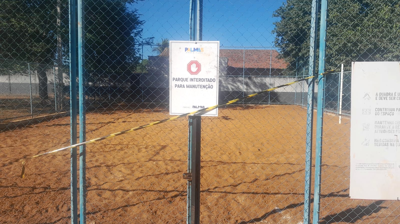 Parquinhos e quadras de areia da Arse 81 e 82 são interditados temporariamente para ação sanitária preventiva