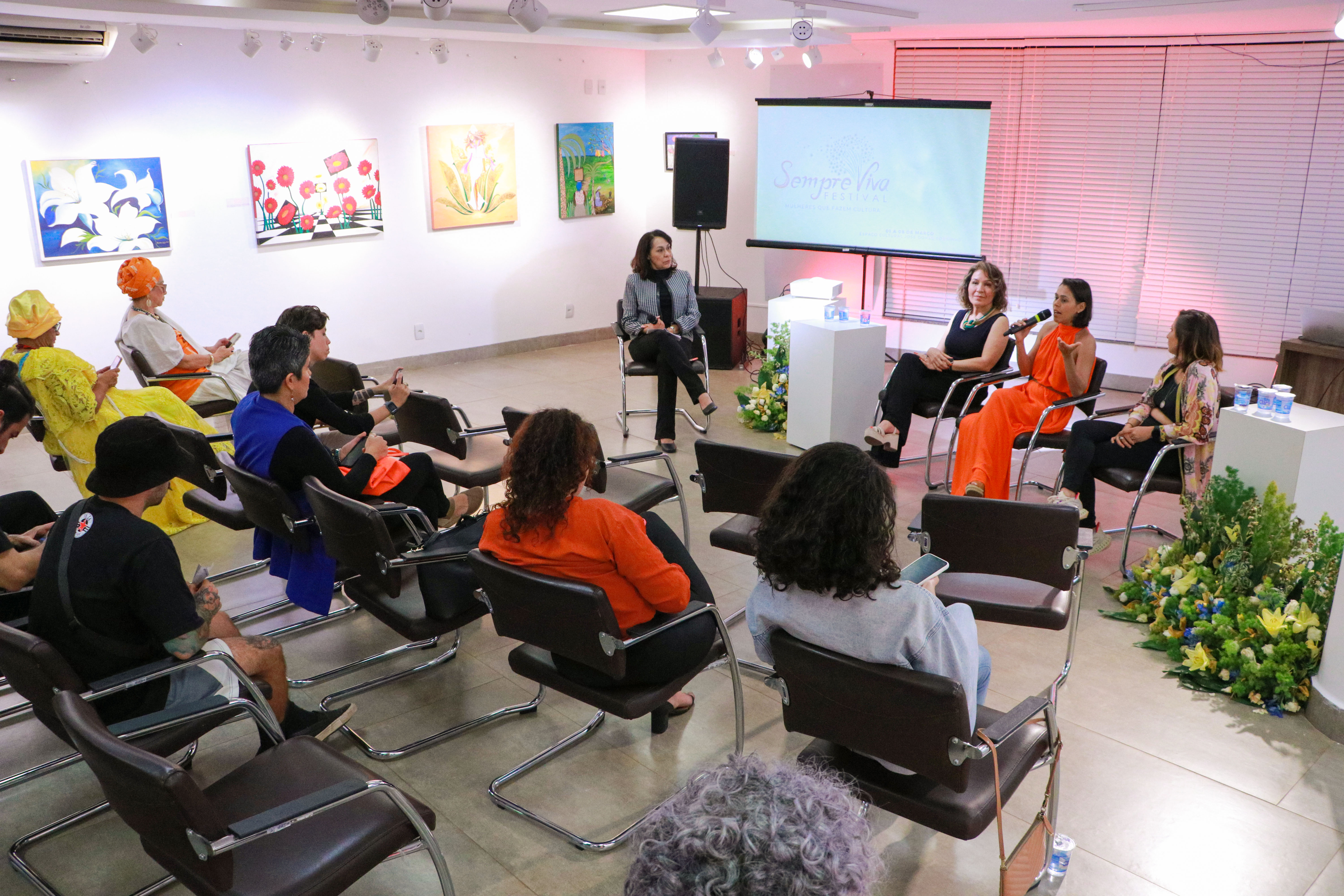 Produtoras culturais de Palmas falam sobre os desafios da profissão na roda de Conversa ‘Elas Projetam’