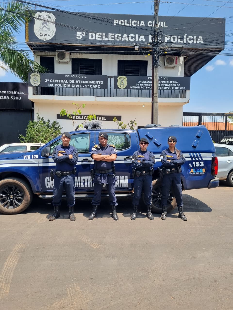 Equipe do Guardião Escolar conduziu o veículo e os dois  envolvidos  para a 2° Central de Atendimento da Polícia Civil