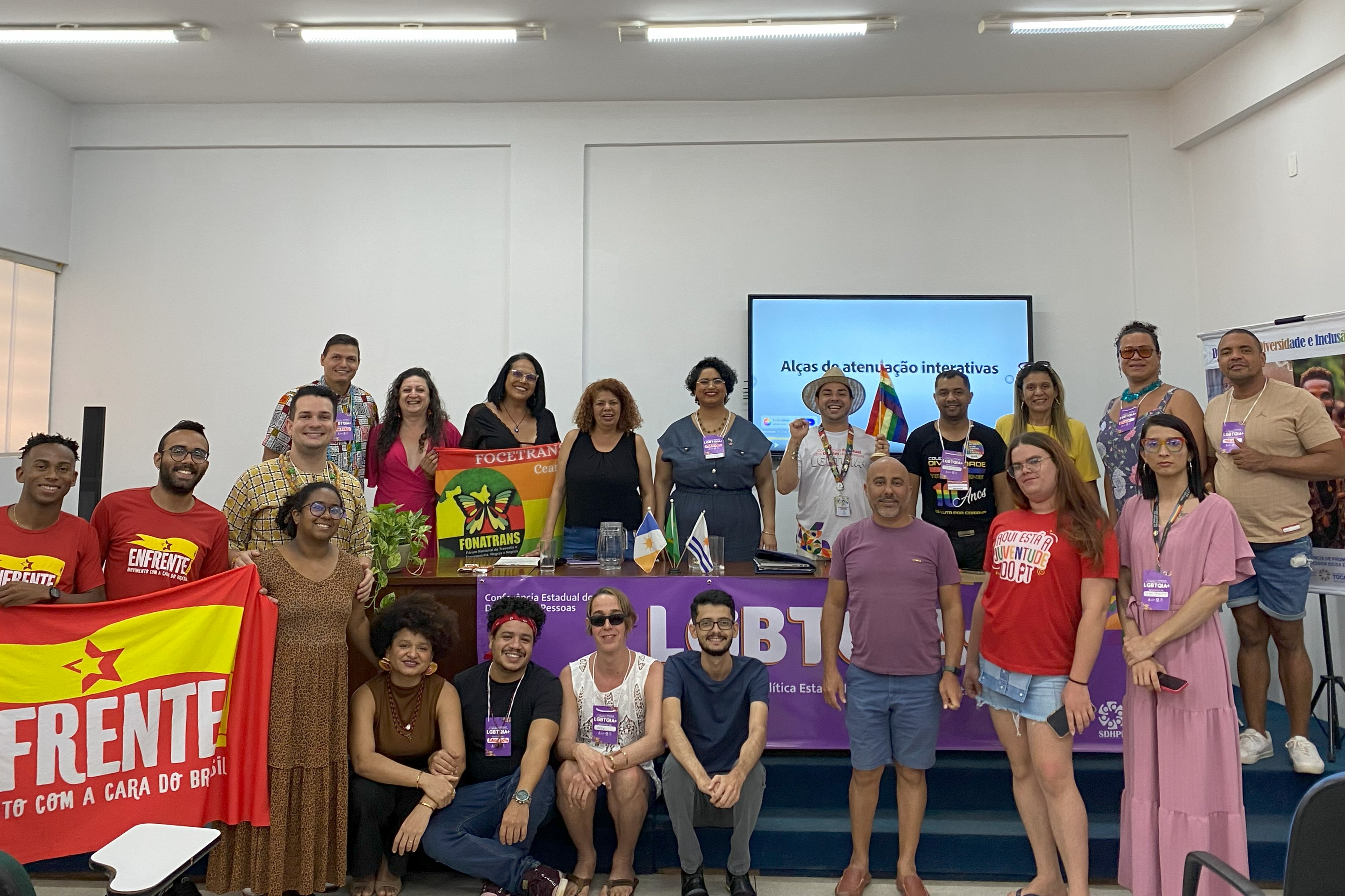Delegados eleitos durante a 4ª Conferência Estadual LGBTQIA+ do Tocantins, com participação da Seirdh