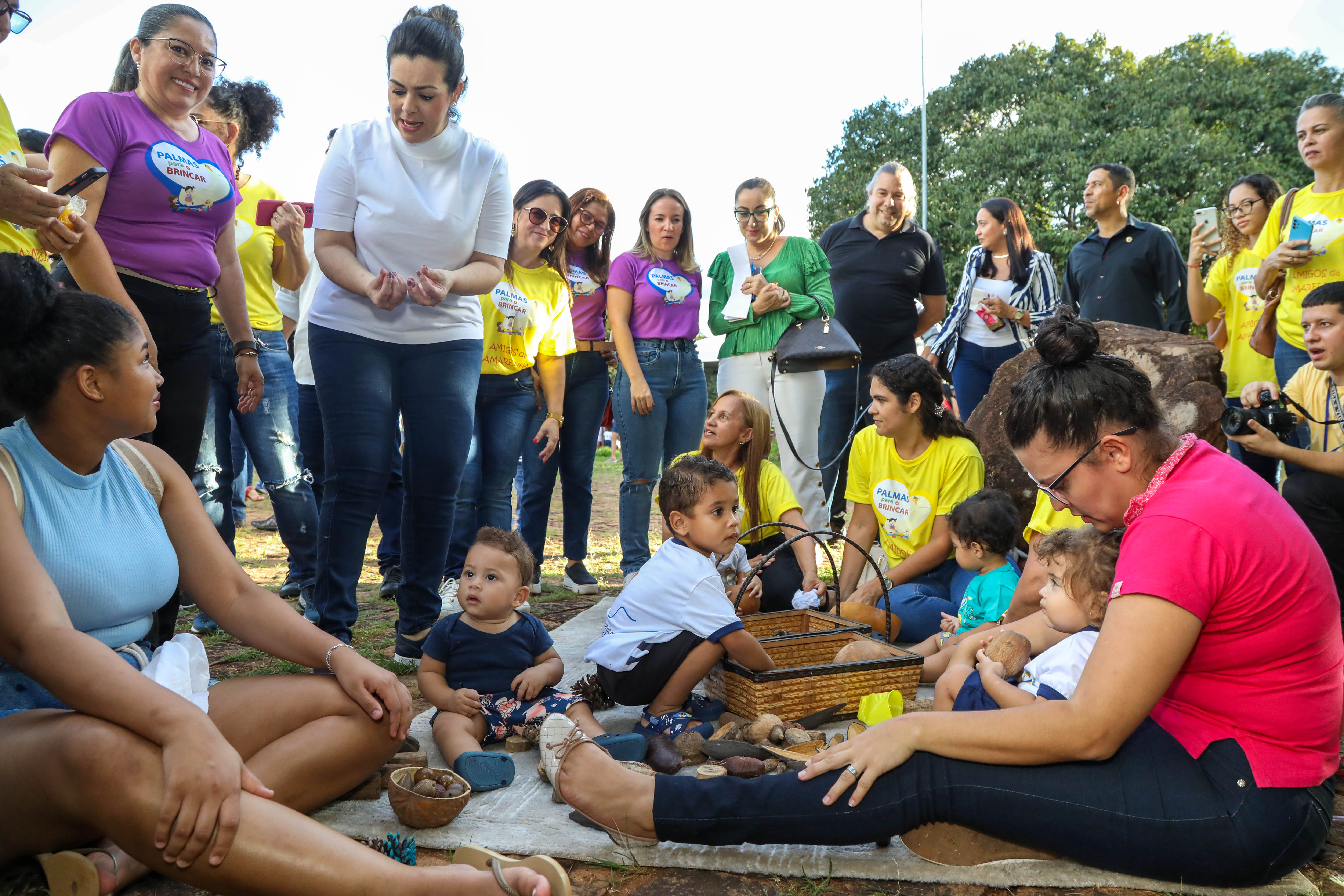 Palmas para o Brincar leva centenas de crianças aos Parques e praças da cidade