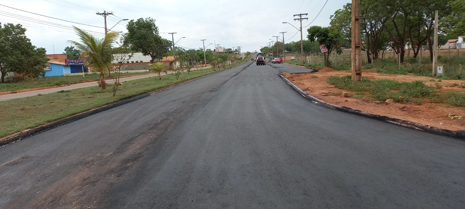 Avenida TLO-05, no Jardim Taquari, tem asfalto original recuperado