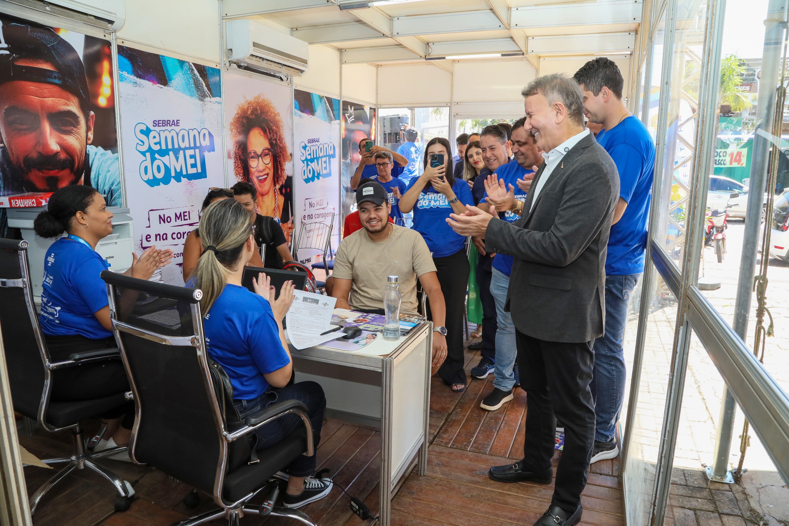 Prefeito Eduardo Siqueira Campos participa da abertura do Feirão do MEI na Casa do Empreendedor de Palmas