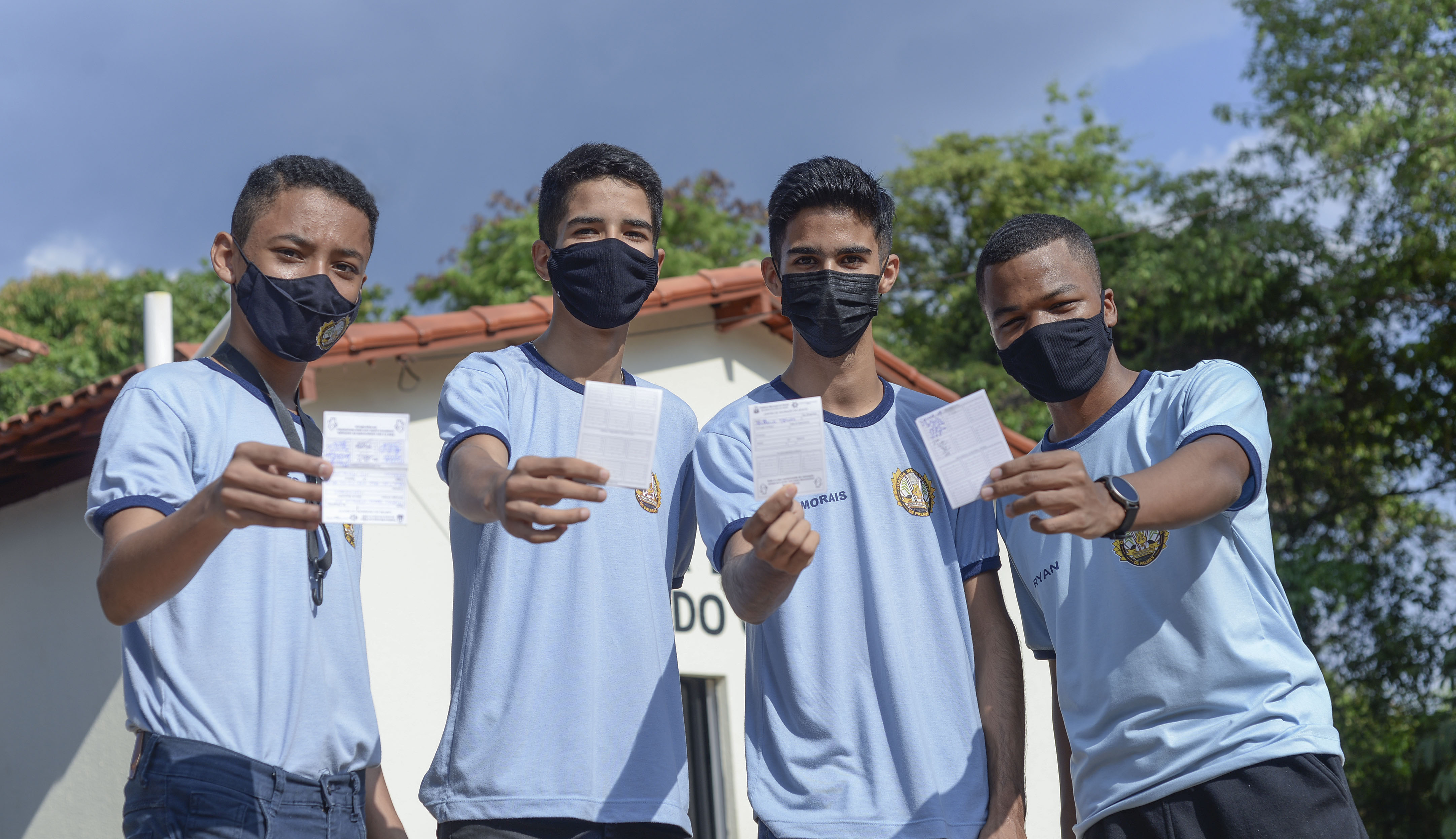 Alunos da Escola de Música da GMP são vacinados contra a Covid-19