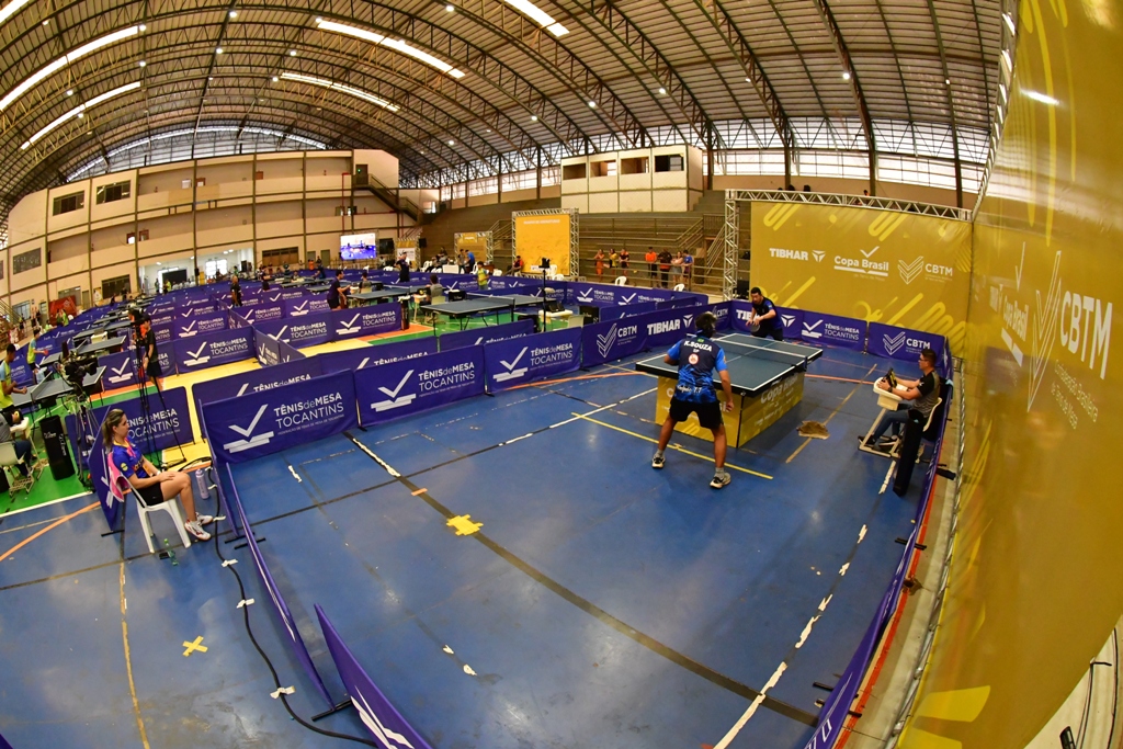 Um total de 343 mesa-tenistas de 12 estados brasileiros participaram da competição nacional da CBTM apoiada pela Fundesportes -  Foto: Daniel Andrade