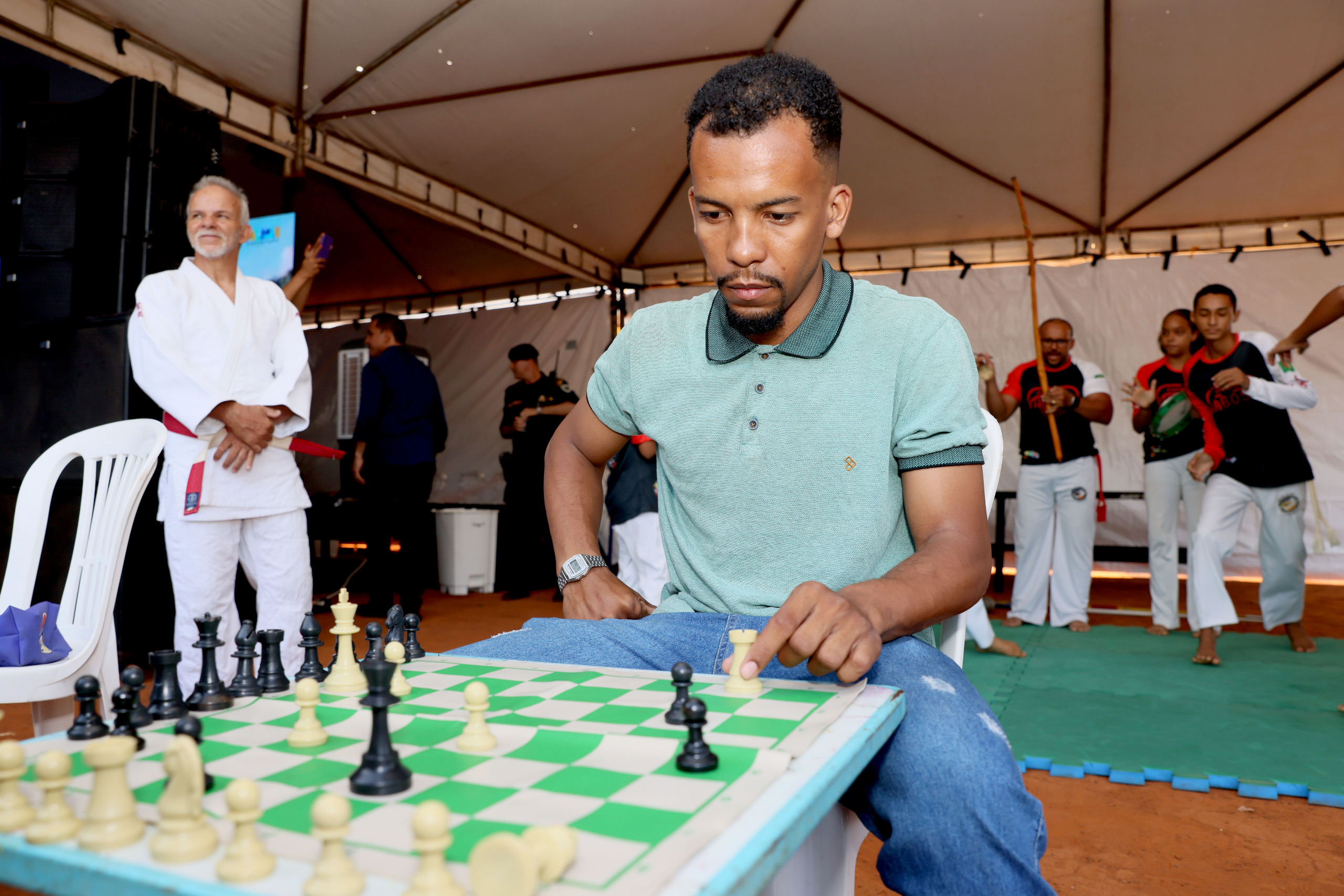 Gerson Batista destacou a importância do esporte como ferramenta de proteção social