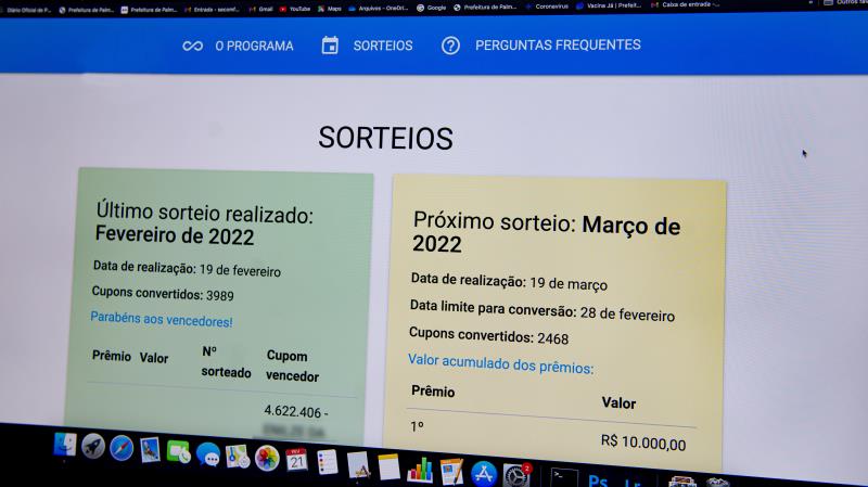 Nota Palmense Premiada deve acumular R$ 275 mil em prêmios nos últimos dez meses