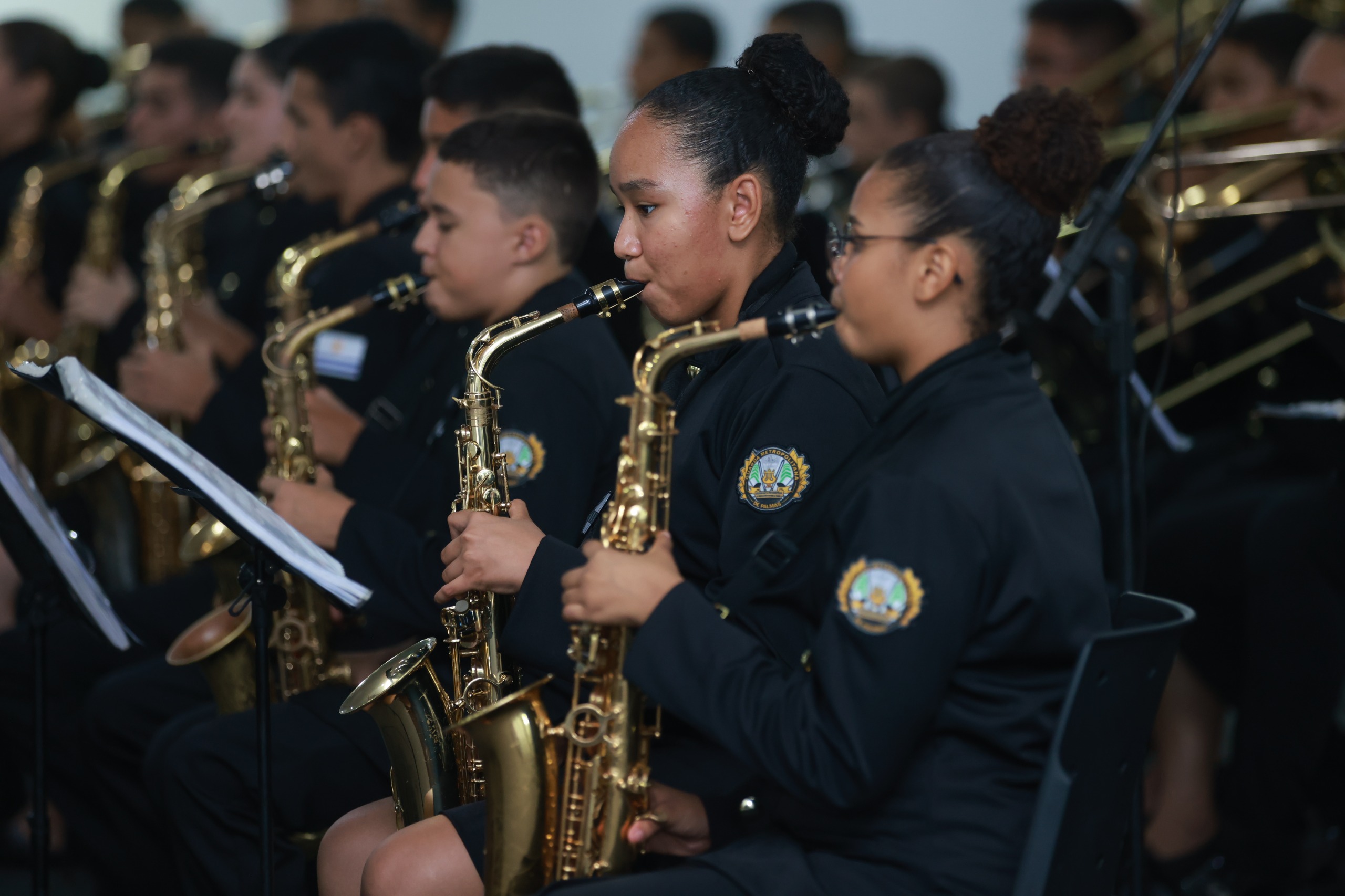 Duzentos e quarenta jovens que compõe a Orquestra, Coral e Escola de Música participarão do desfile civico-militar da Guarda Metropolitana de Palmas