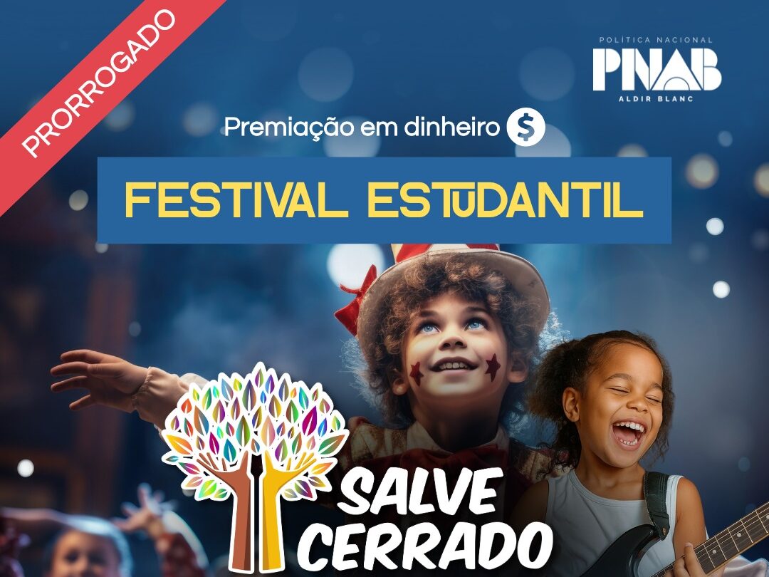 Escolas rurais de Palmas terão mais prazo para se inscreverem no Festival Estudantil Salve Cerrado  