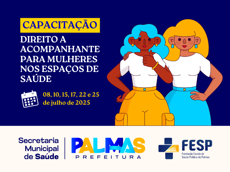 Abertas inscrições para curso sobre direito a acompanhante durante consultas e exames nas unidades de saúde