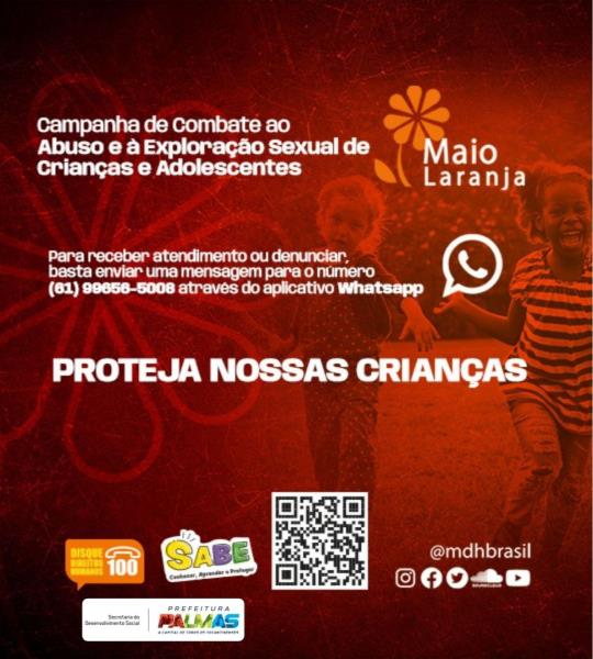 Maio  Laranja:  data marca luta pela erradicação da violência sexual contra crianças e adolescentes
