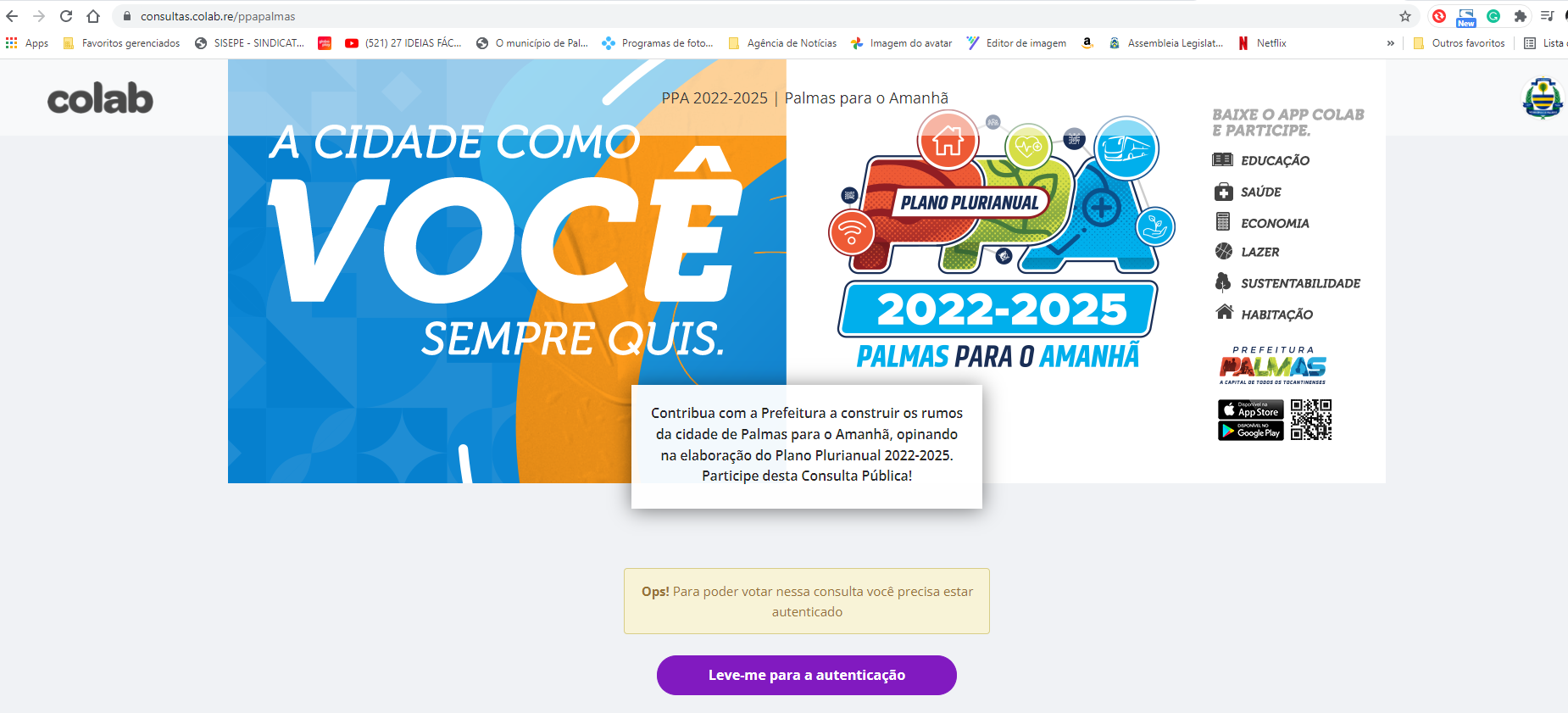 PPA 2022-2025: palmenses definirão ações da gestão municipal para os próximos quatro anos