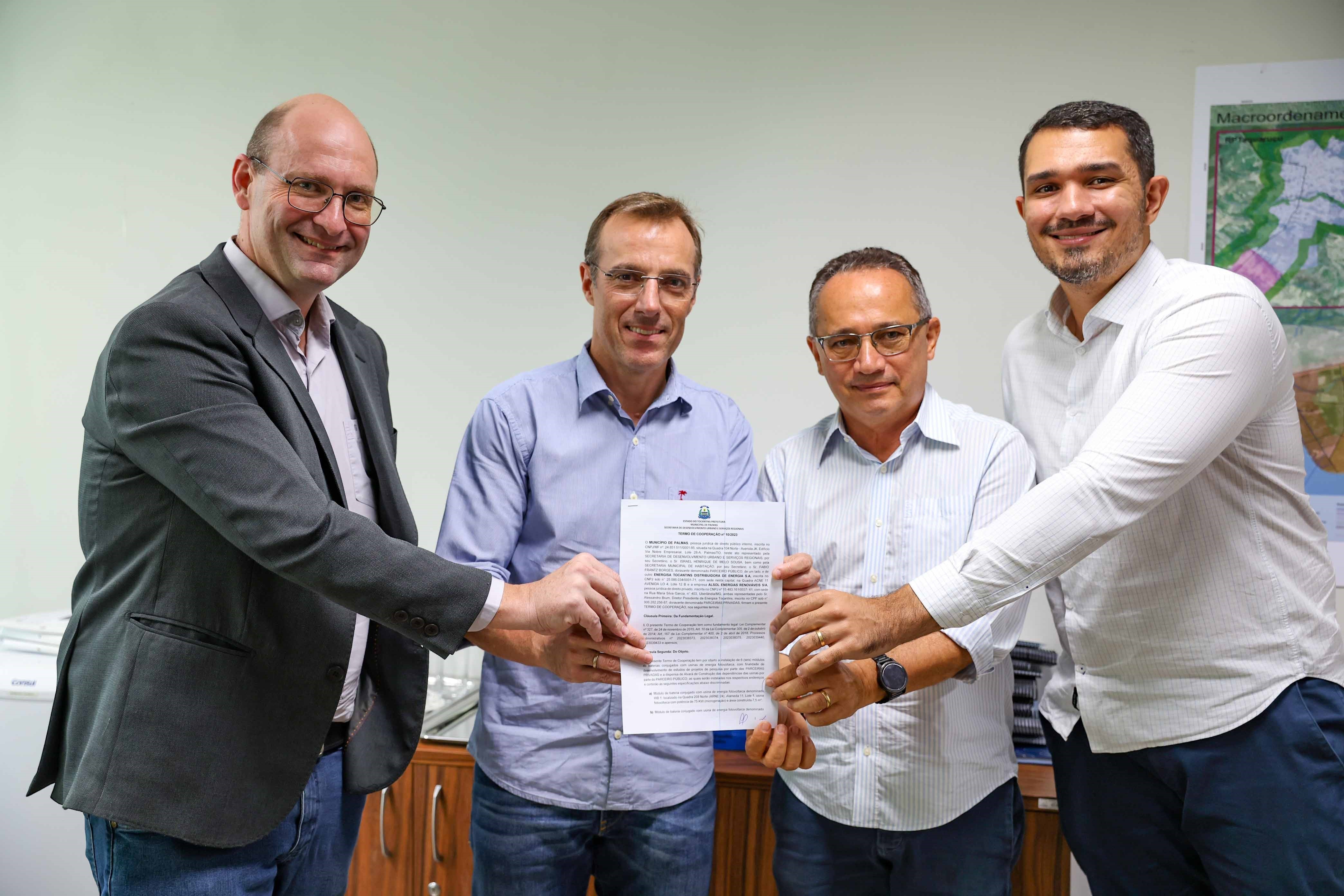 Prefeitura de Palmas autoriza Energisa para uso de área para projeto inovador