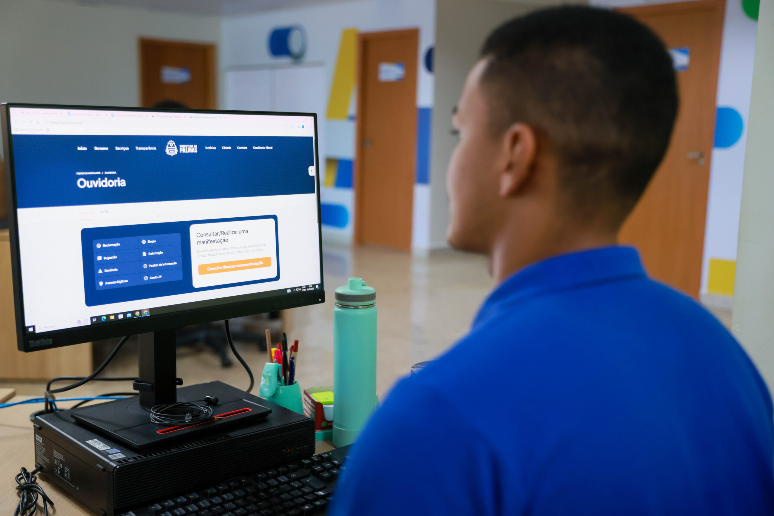 Prefeitura de Palmas lança QR Code para facilitar acesso à Ouvidoria Geral