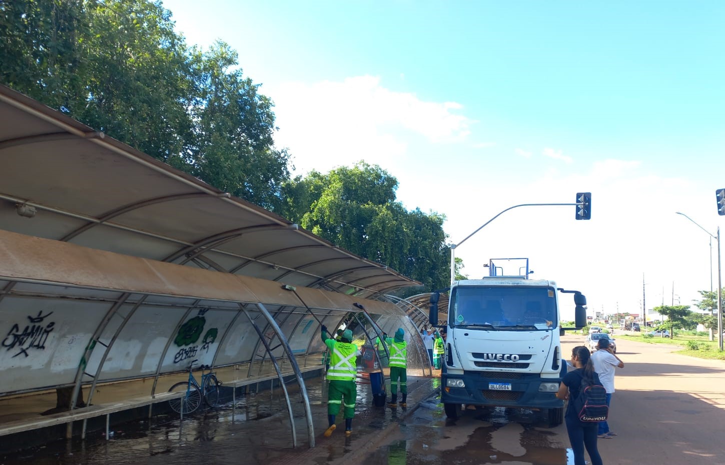 Prefeitura de Palmas realiza limpeza da Estação Javaé em Taquaralto nesta terça-feira, 25