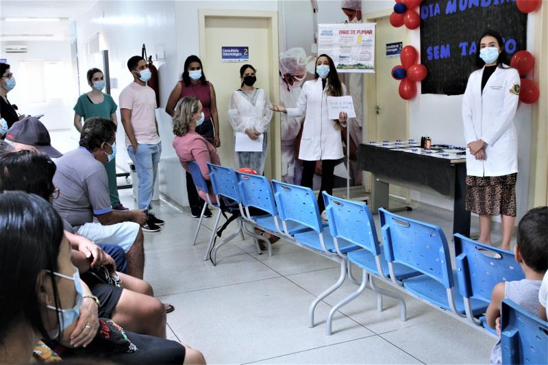 Dia Mundial sem Tabaco conta com ação de residentes e pesquisadores da Fesp