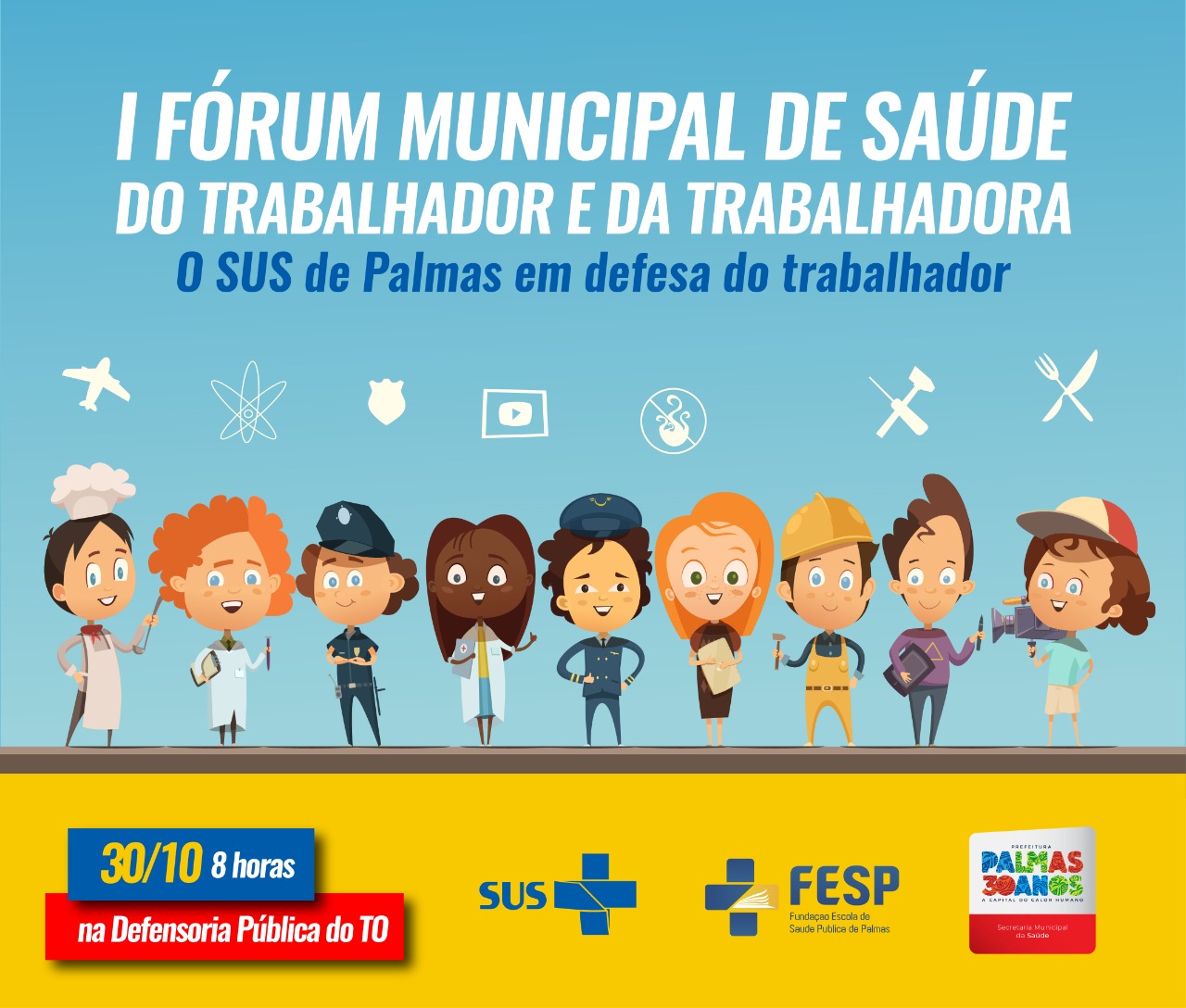 Palmas realiza I Fórum de Saúde do Trabalhador e da Trabalhadora