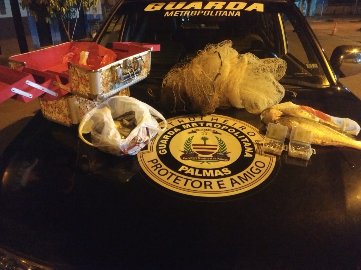 Cinco pessoas são presas em Palmas por pesca predatória no período da Piracema