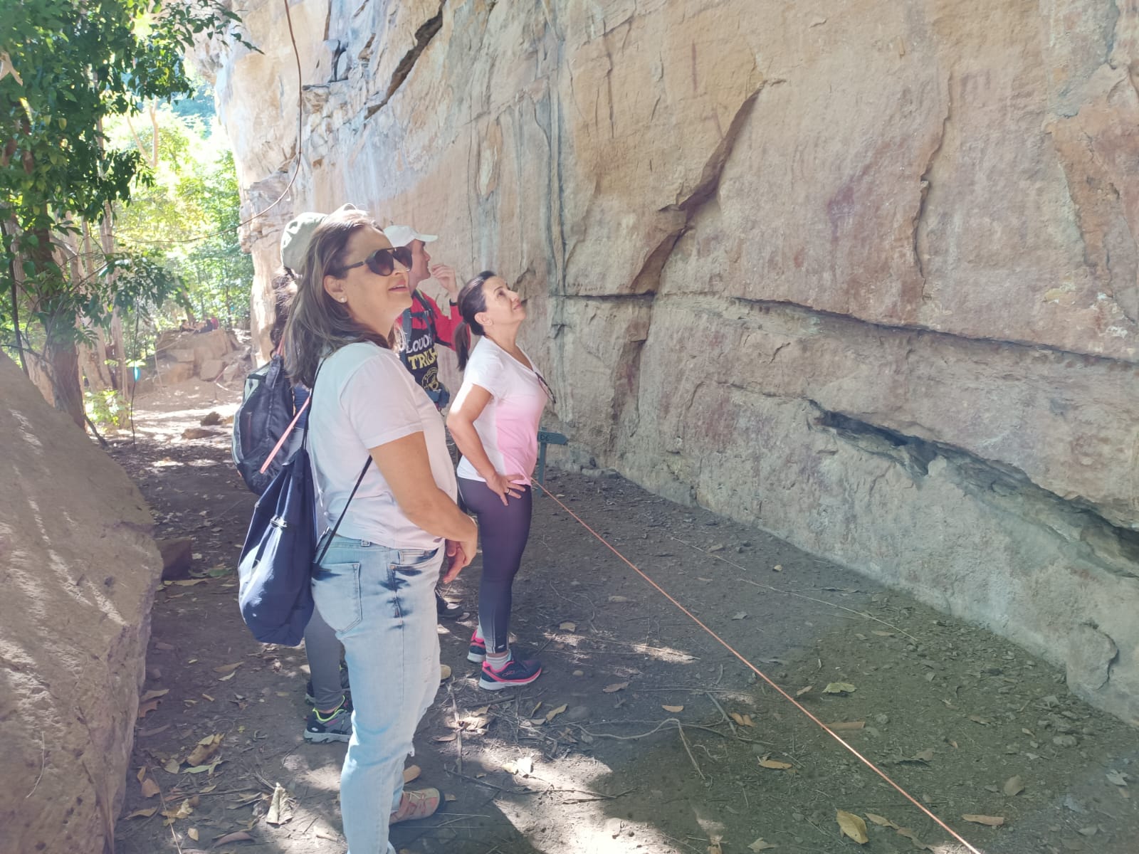 Equipe da Agtur esteve no sítio arqueológico para conhecer potencial turístico da região