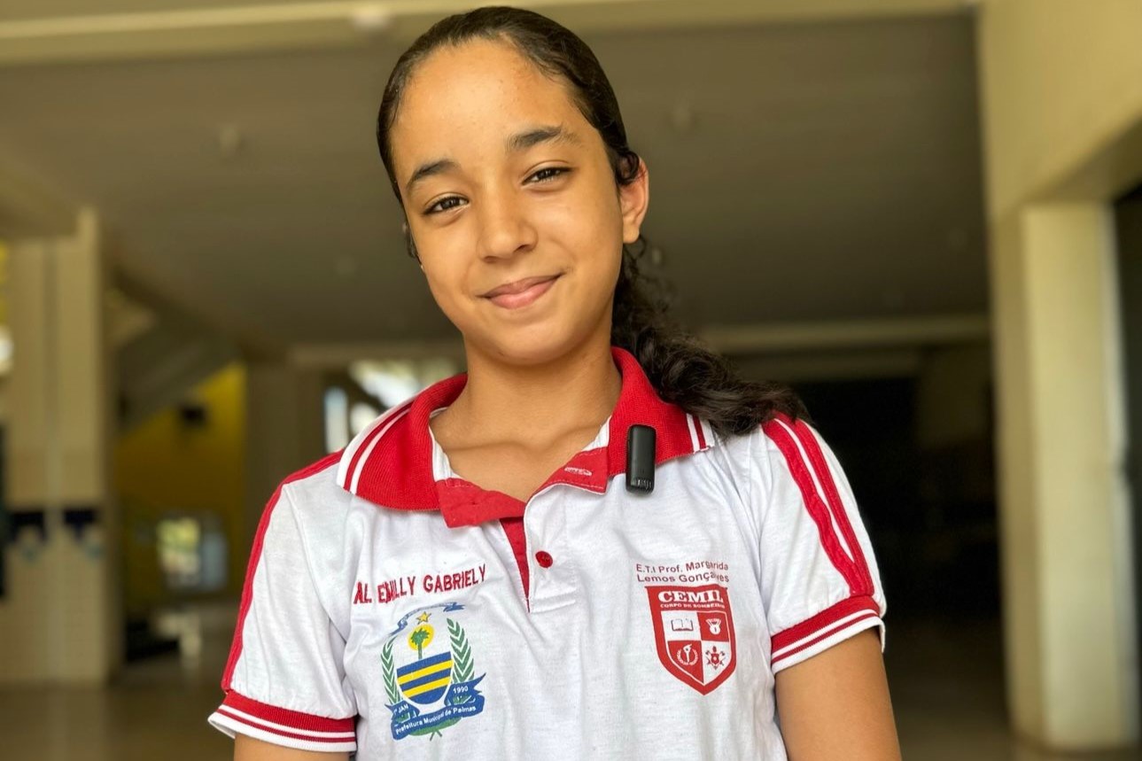 Estudante de Palmas representa a Capital em encontro nacional sobre educação digital e midiática para adolescentes 