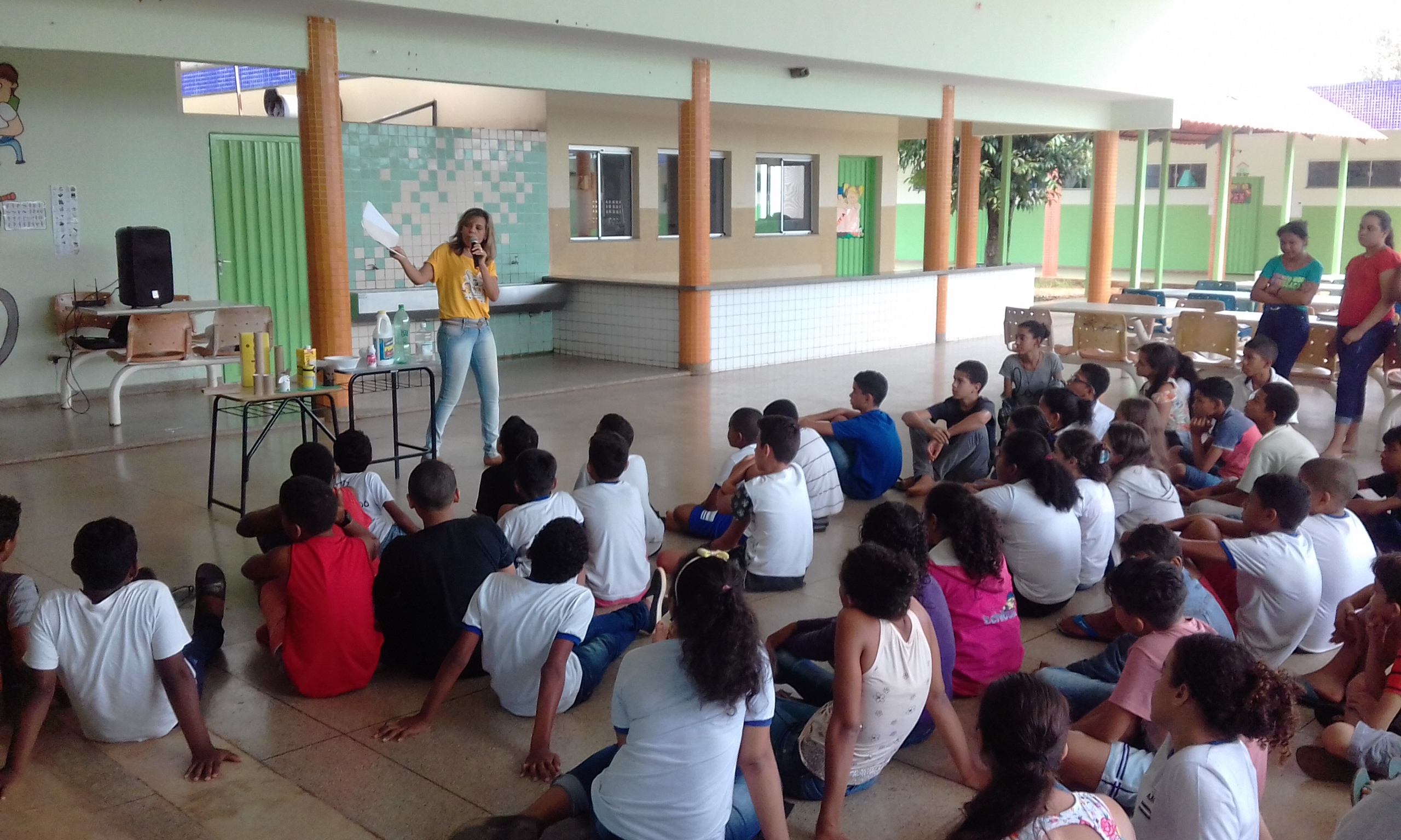 Escola Maria Rosa recebe palestra do programa Coleta Palmas