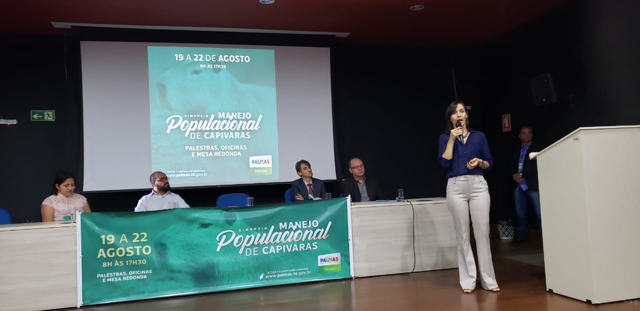 Simpósio em Palmas discute manejo de capivaras e prevenção de doenças