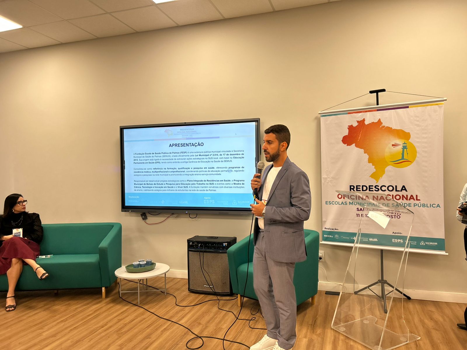 Palmas participa de Oficina Nacional das Escolas Municipais de Saúde Pública em Salvador