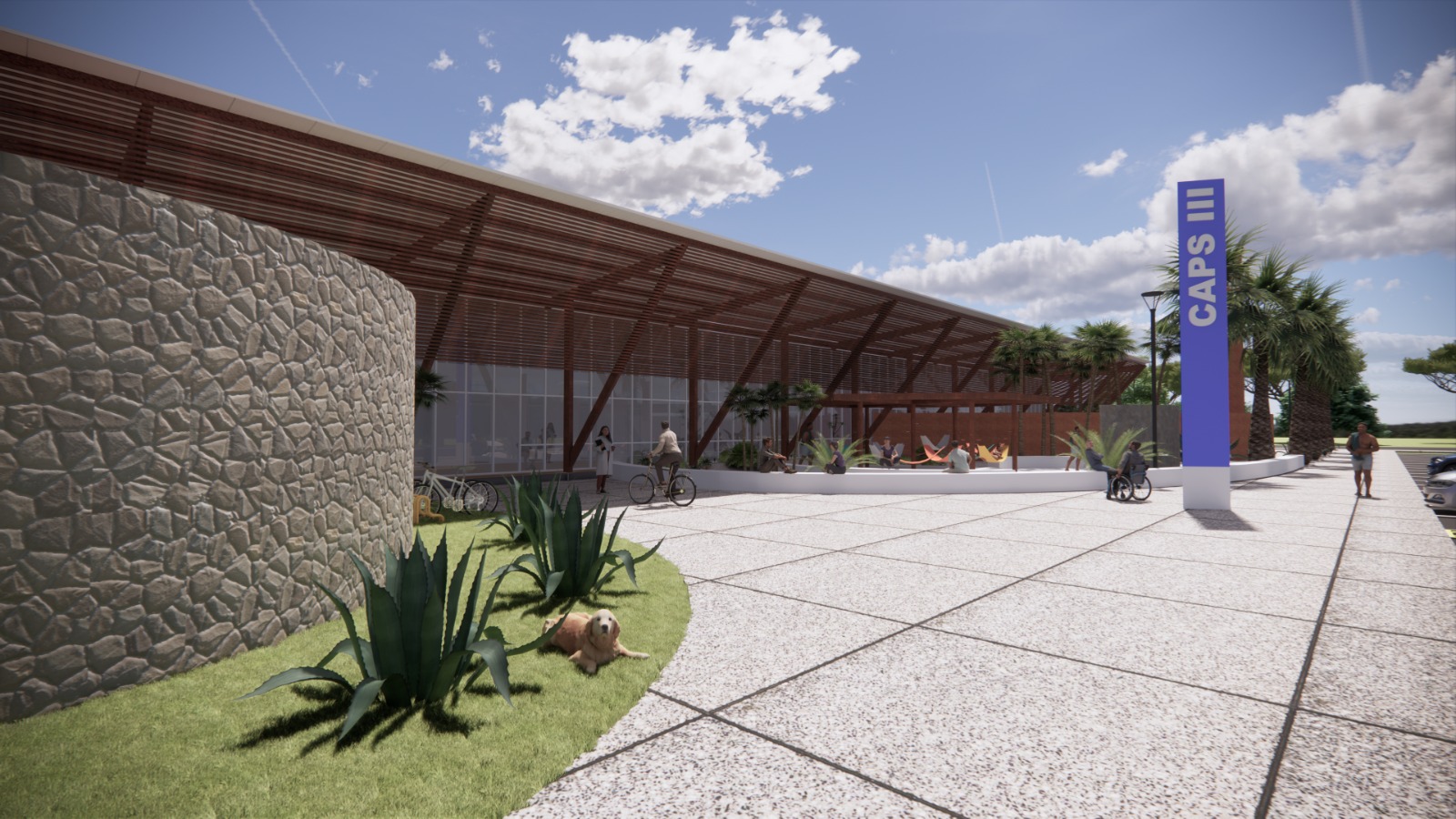 Com funcionamento de 24 horas por dia, o Caps de porte III contará com consultórios individuais, quartos  e salas de atividades coletivas