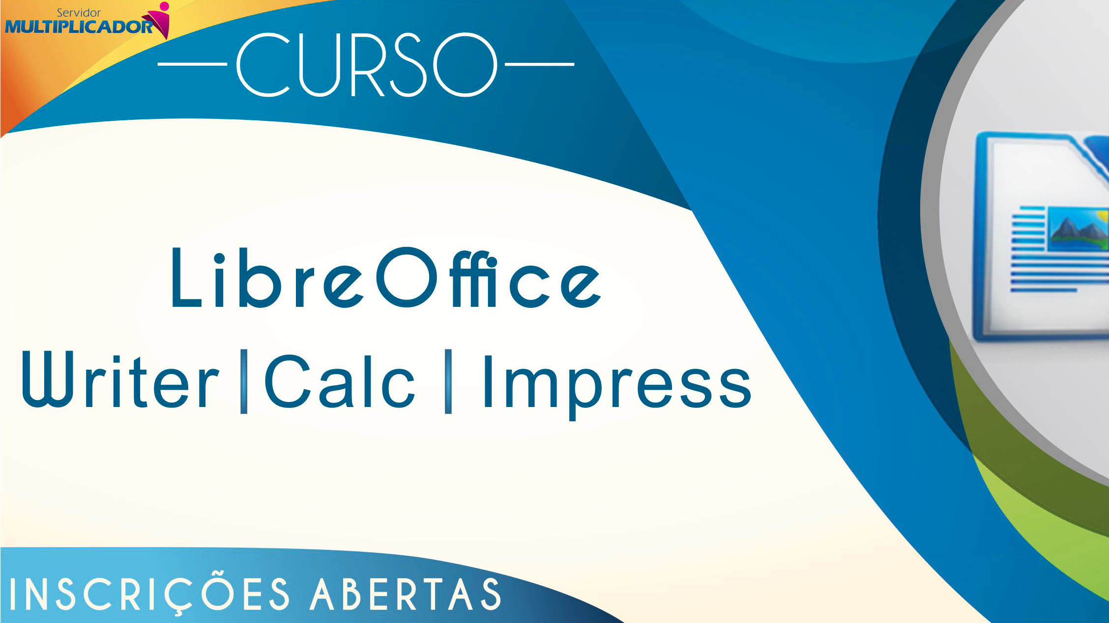 Abertas inscrições para o curso de Libre Office – Writer/ Calc/ Impress