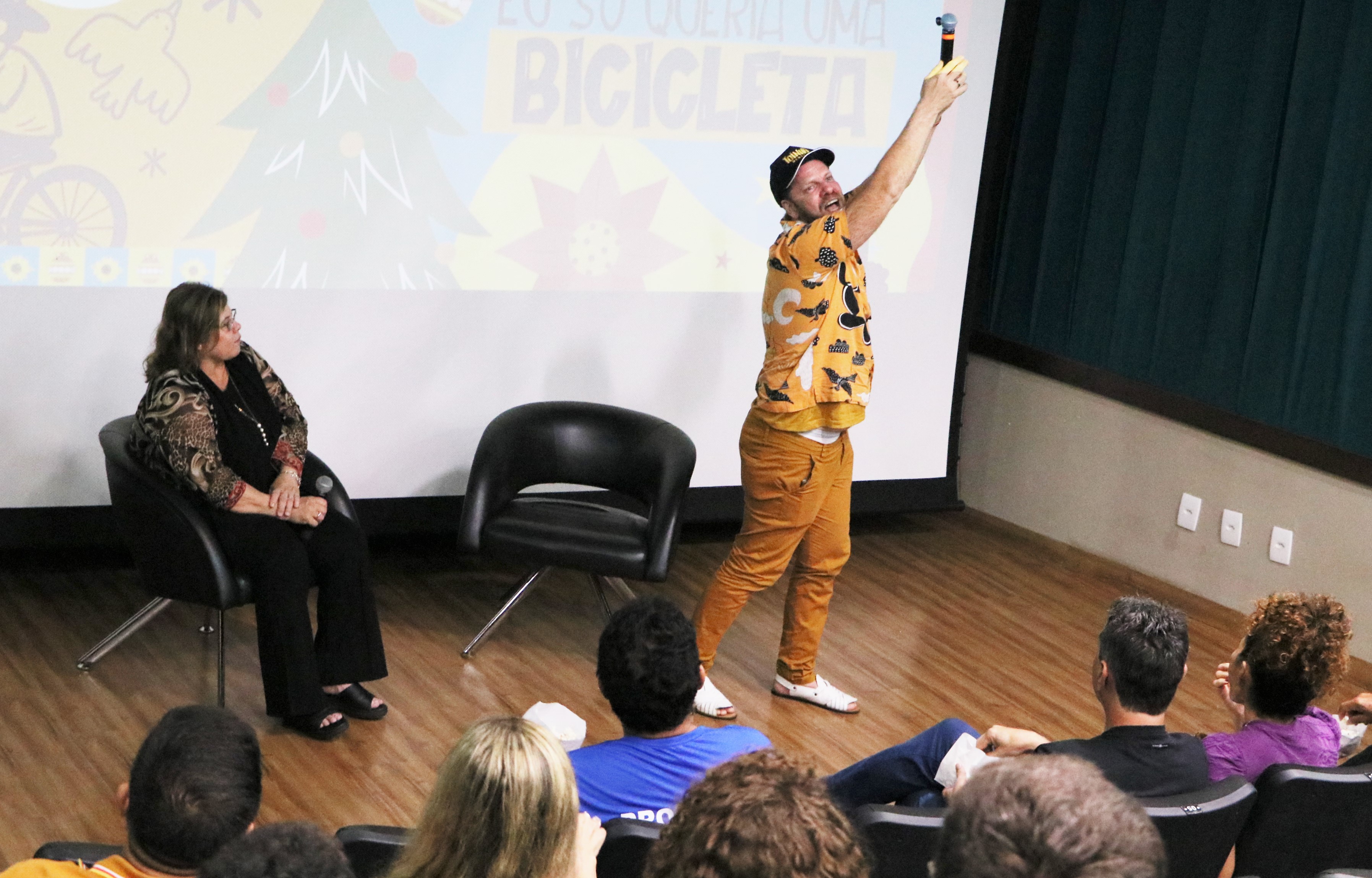 O evento marcou a reabertura parcial do Cine Cultura - Sala Sinhozinho, que, em breve, voltará a ficar aberta ao público