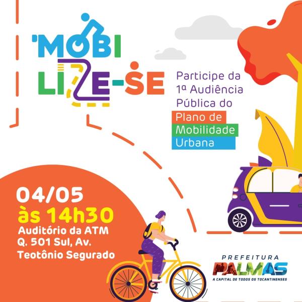 Com participação popular, PlanMob apontará soluções para mobilidade em Palmas nos próximos anos