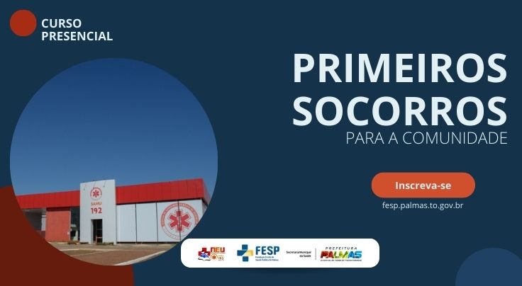 Curso de primeiros socorros será oferecido gratuitamente à comunidade
