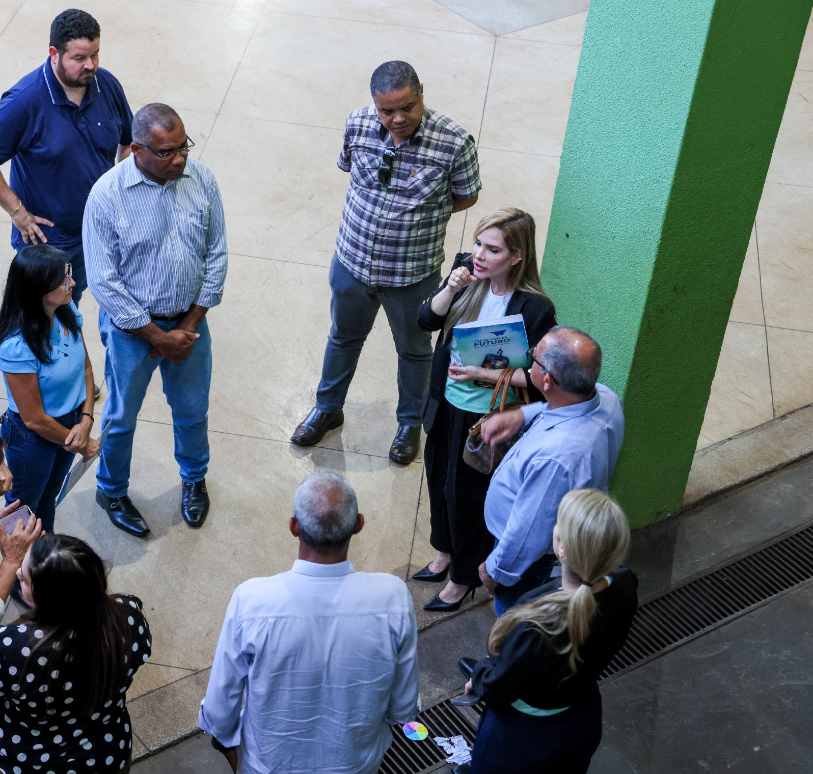 Visita técnica de gestores municipais e do TCE foi realizada na tarde desta quinta-feira,13 - Foto - Liam Mara