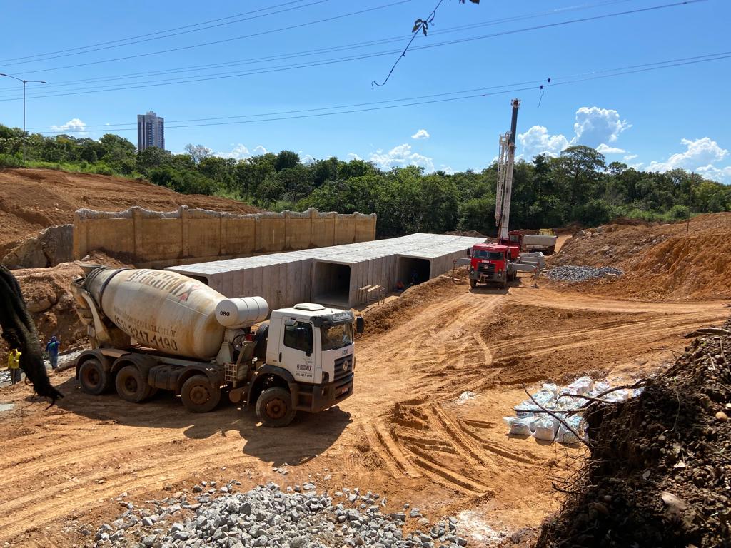 Terceira linha de blocos começa a ser instalada em galeria celular ao lado do Parque Sussuapara