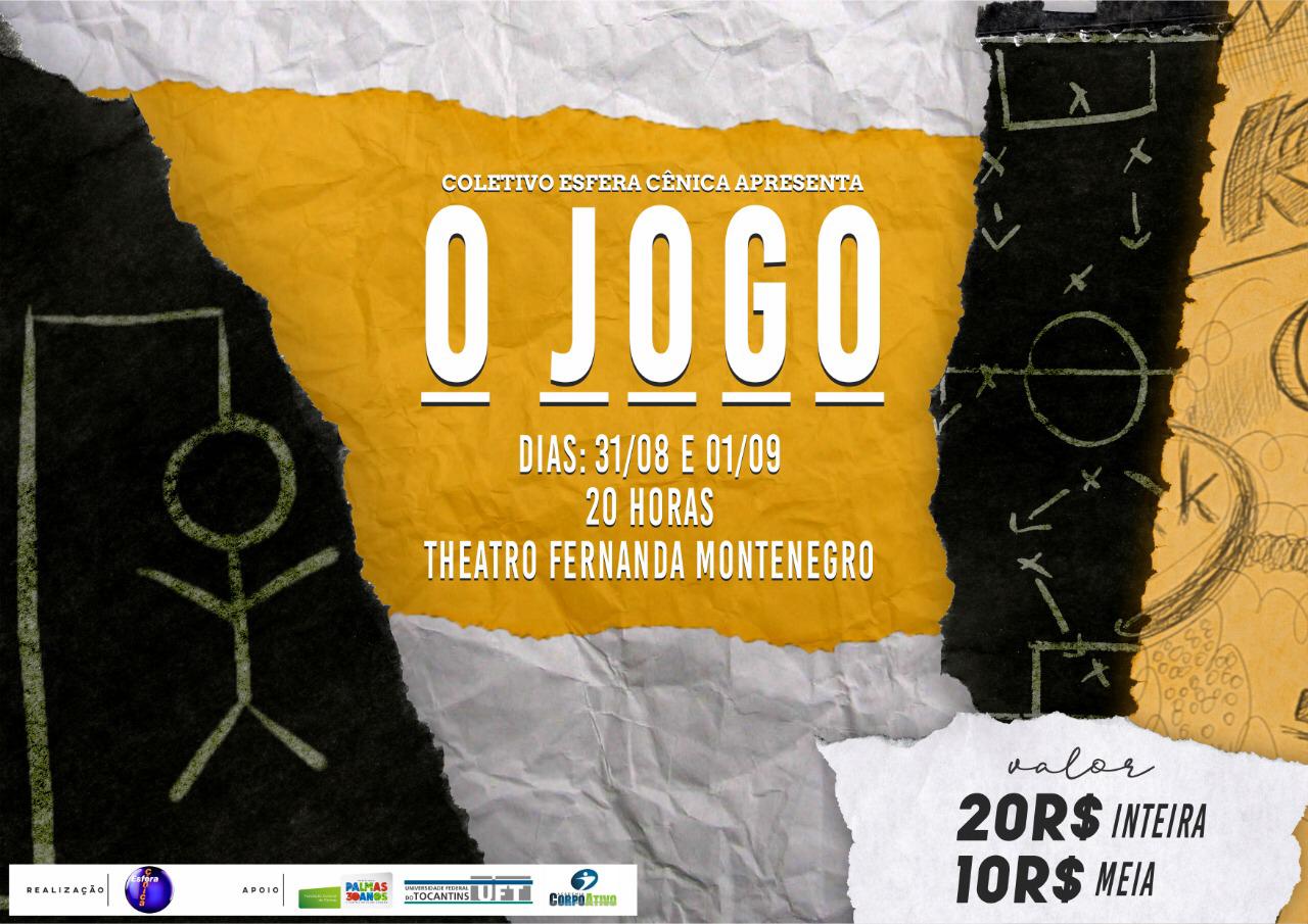 Espetáculo de Dança ‘O jogo’ encerra a programação de agosto no Theatro Fernanda Montenegro